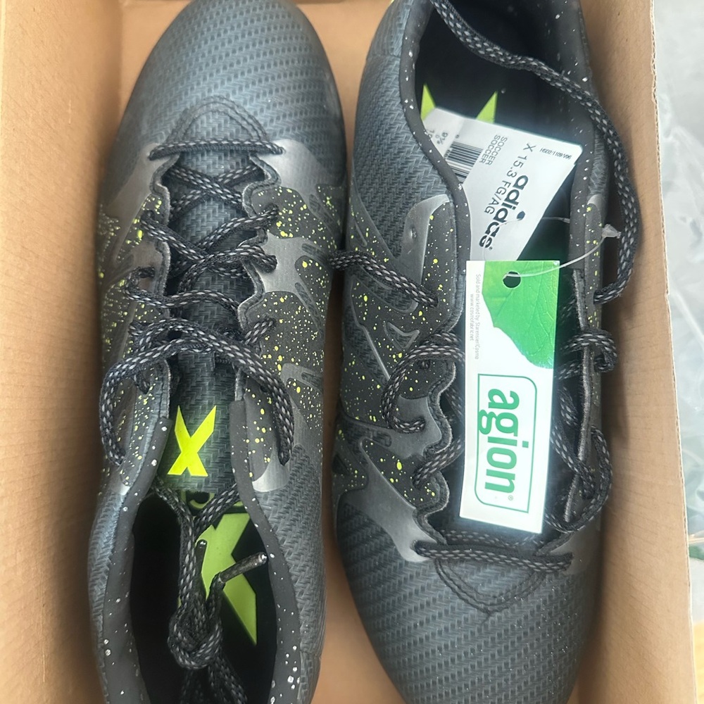 Adidas X 15.3 FG/AG Black Cleats